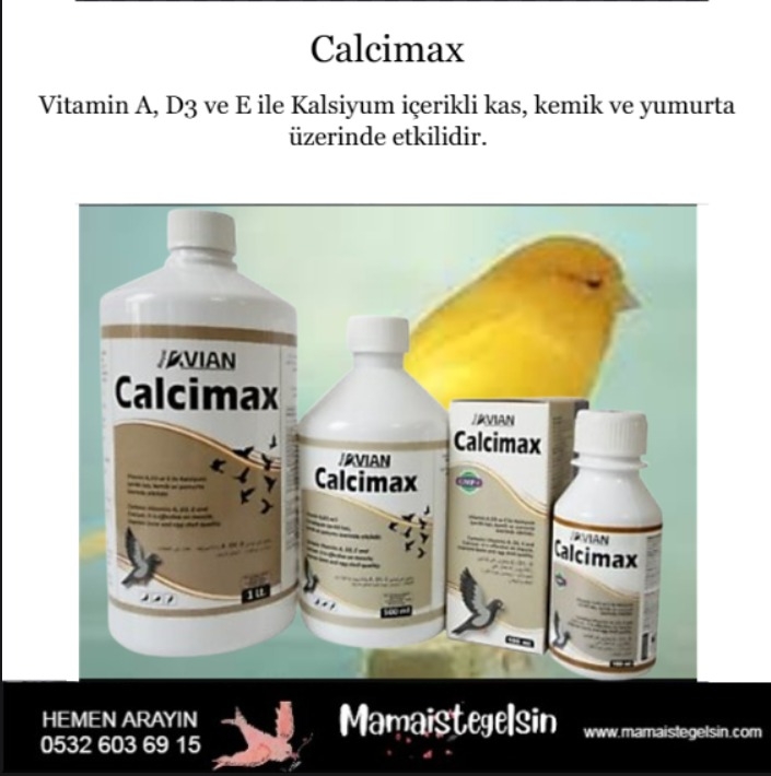 Calcimax%20500%20Ml.%20Kafes%20Kuşlarında%20Kabuk%20Ve%20Fosfor%20Desteği