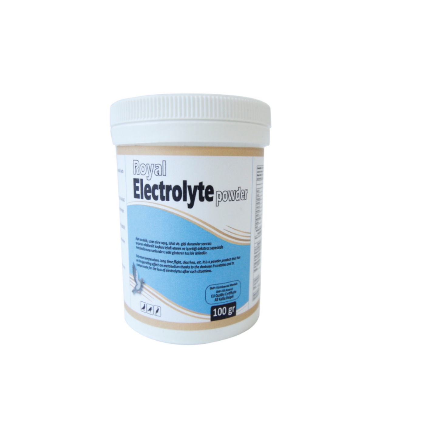 Electrolyte%20Powder%20100%20Gr.%20Kanatlılarda%20Elektrolit%20Desteği