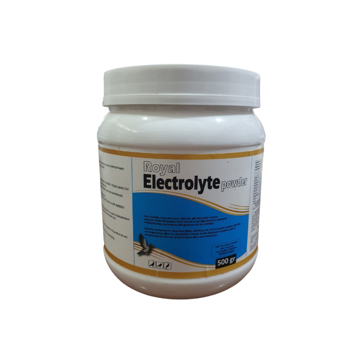 Electrolyte%20Powder%20500%20Gr.%20Kanatlılarda%20Elektrolit%20Desteği