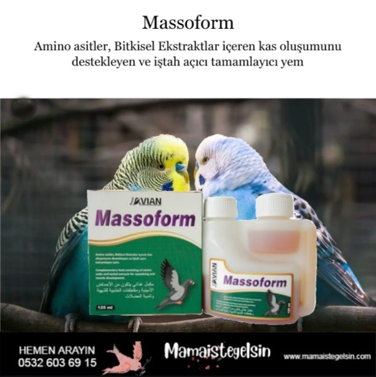 Massoform%20125%20Ml.%20Amino%20Asit%20Güvercin%20Yem%20Katkısı